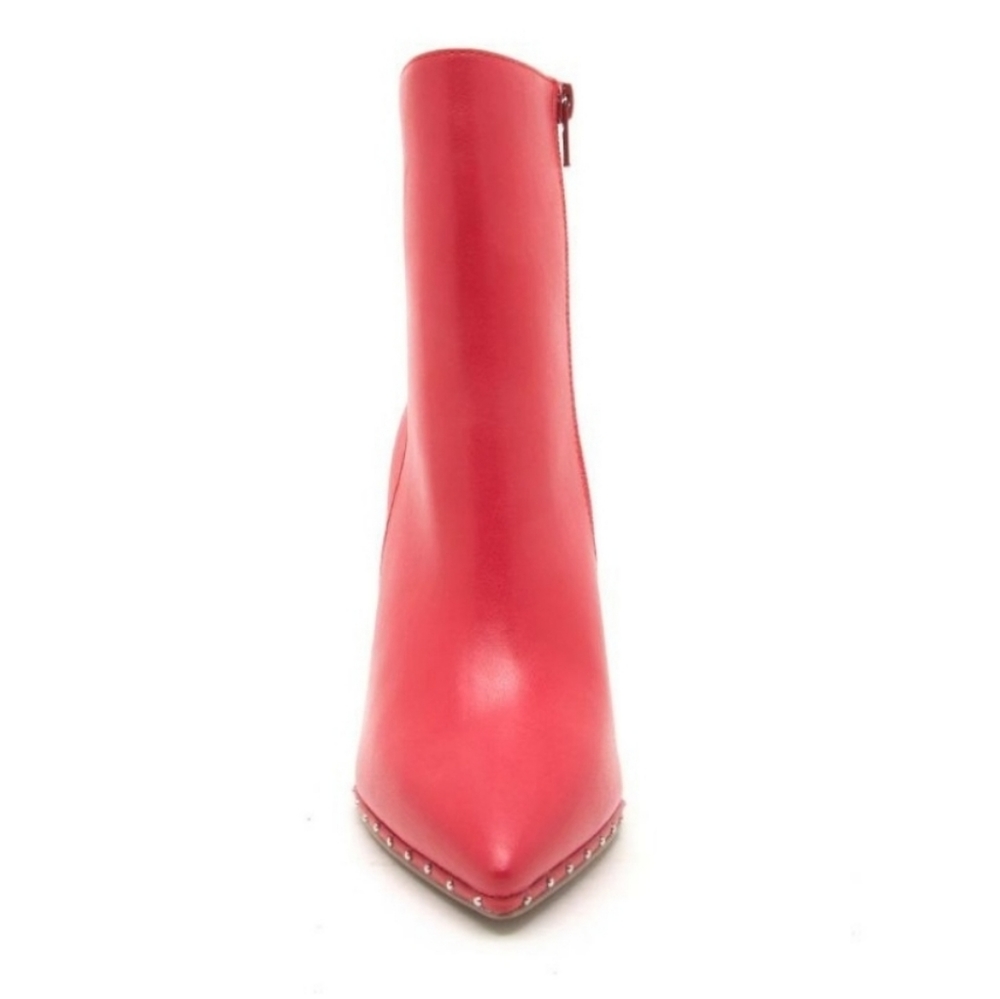Red Ankle Boots - Picture 6 of 10